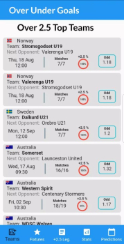 Over Under Goals App for Android Download  v5.0.3 screenshot 2