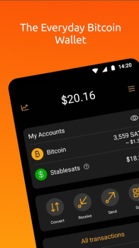 Blink Bitcoin Wallet App for Android Download v6.1.0 screenshot 1