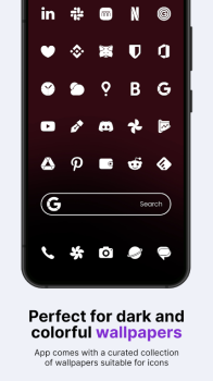 Lena White Glyph Icon Pack mod apk free download v1.6.8 screenshot 2