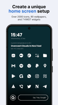 Lena White Glyph Icon Pack mod apk free download v1.6.8 screenshot 4