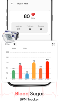 Blood Pressure Log Tracker BP apk free download v1.0 screenshot 1