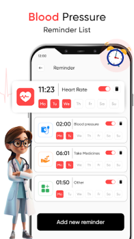 Blood Pressure Log Tracker BP apk free download v1.0 screenshot 2