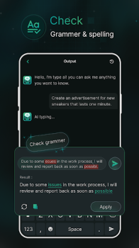AI Writing Keyboard AI Typing app download for android v1.0 screenshot 2