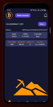 Bitcoin Cloud Miner apk free download for android v1.0 screenshot 1