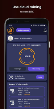 Bitcoin Cloud Miner apk free download for android v1.0 screenshot 2