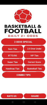 Basketball & Football 2+ ODDs app download latest version v2.8 screenshot 4