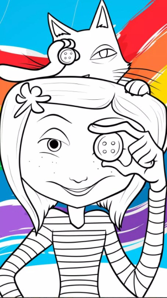 VR Drawing Coloring Coraline Latest Version