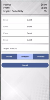 Parlay Calculator App for Android Download v1.2 screenshot 1