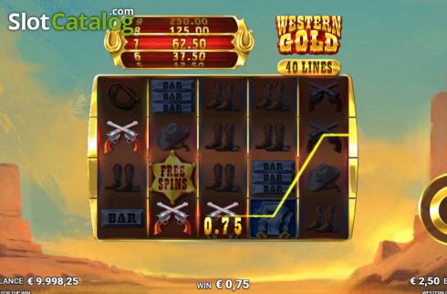 Western Gold Slot Free Full Game v1.0 screenshot 1