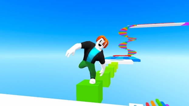 Obby World Parkour Runner apk download latest version v0.1.1 screenshot 1