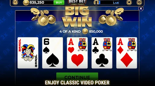 Best Bet Video Poker Apk Download Latest Version v5.2.0 screenshot 1