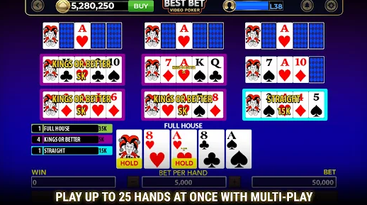 Best Bet Video Poker Apk Download Latest Version v5.2.0 screenshot 2