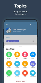 iMe Messenger & Crypto Wallet v1.8.0 screenshot 2