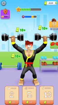 Idle Gym Tycoon Slap & Run mod apk unlimited money and gems v1.1.0 screenshot 3