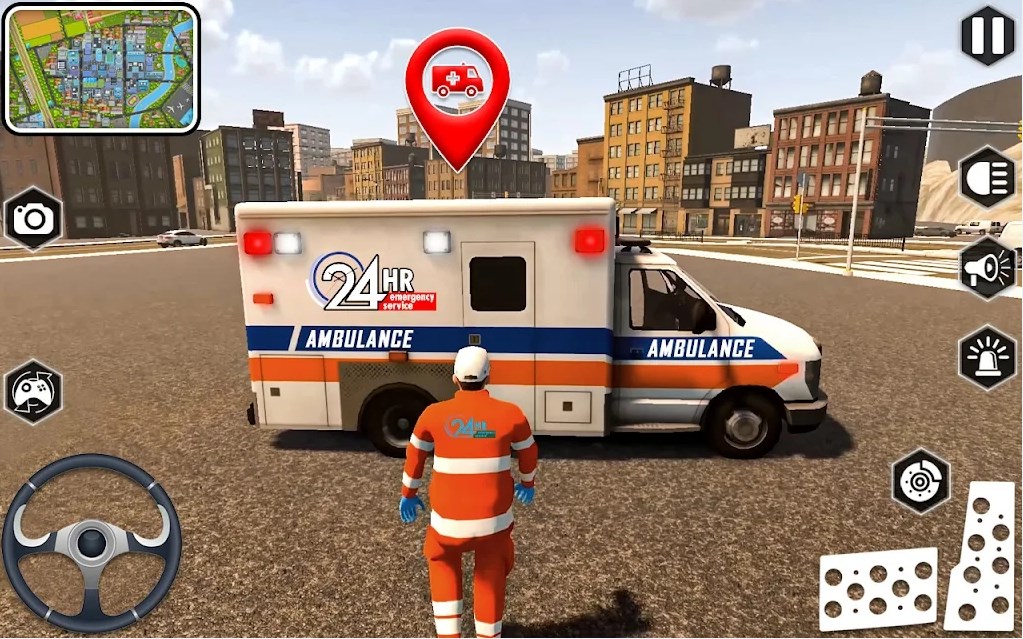 US Ambulance Emergency Game 3D apk download for android