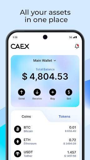 CAEX Crypto Wallet App Download for Android