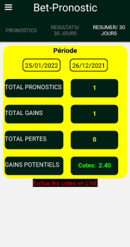 Bet Pronostic Lite Apk Download Latest Version 2024 v1.1.0 screenshot 1