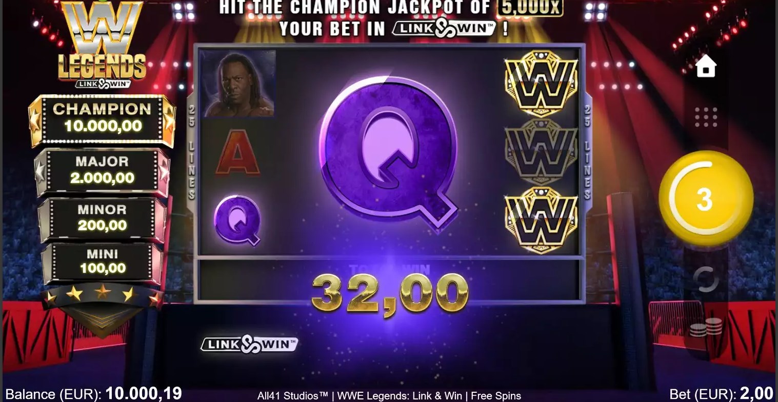 WWE Legends Link&Win Slot apk download for android