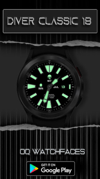 Diver Classic 18 Wear OS 4 premium apk free download v1.0.0 screenshot 1