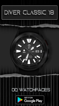 Diver Classic 18 Wear OS 4 premium apk free download v1.0.0 screenshot 3