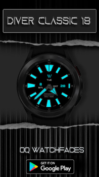 Diver Classic 18 Wear OS 4 premium apk free download v1.0.0 screenshot 5