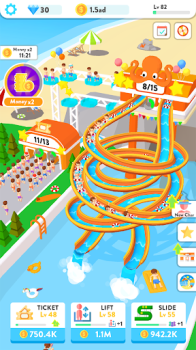 Idle Water Slide mod apk unlimited money v1.8.5 screenshot 5