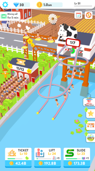 Idle Water Slide mod apk unlimited money v1.8.5 screenshot 3