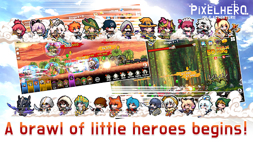Pixel Heroes Idle mod apk unlimited money and gems