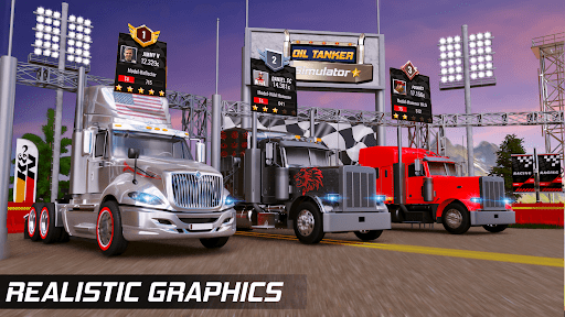 US Oil Tanker Cargo Truck Sim mod apk unlimited money v1.4 screenshot 1