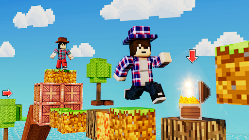 Blocky Parkour Jump Craft Game download apk latest version v0.3 screenshot 2