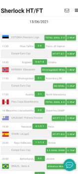 Sherlock HT/FT Betting Tips app free download latest version v1.1.1 screenshot 2