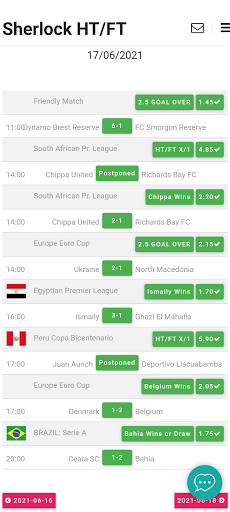 Sherlock HT/FT Betting Tips app free download latest version