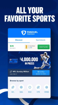 FanDuel App for Android Download v4.08 screenshot 3