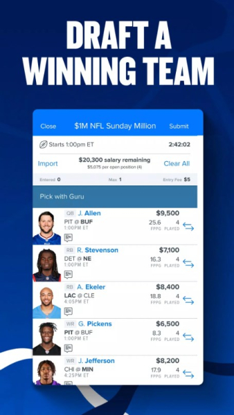 FanDuel App for Android Download