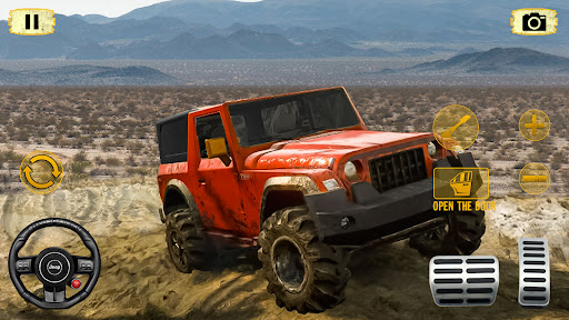 Offroad Jeep Driving Simulator mod apk latest version v0.3 screenshot 4