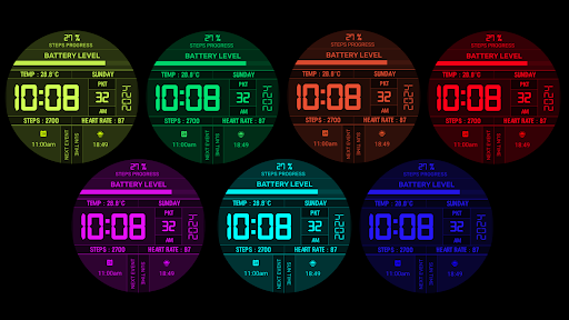 Sci-Fi Digital Watch Face app download latest version v1.0 screenshot 3