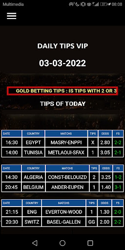 BETTING TIPS VIP GOLD TICKETS free apk latest version