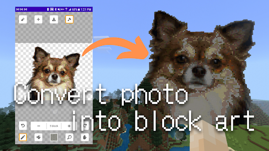 Pixel art maker for minecraft Apk Download for Android v1.3.4 screenshot 1