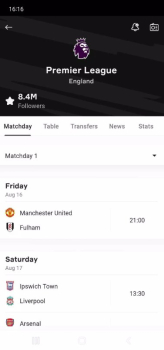 OneFootball Soccer App for Android Download v1.3.4 screenshot 1