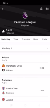 OneFootball Soccer App for Android Download v1.3.4 screenshot 3