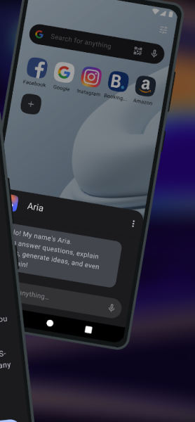 Opera browser beta with AI mod apk free download