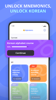 Alphabets Korean Language Apk Free Download for Android v1.0.4 screenshot 2