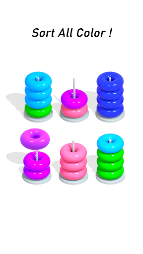 Color Hoop Ring Sort ASMR 3D apk download for android