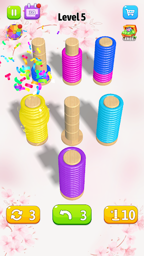 Color Slinky Helical Hoop Sort apk download latest version