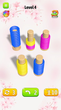 Color Slinky Helical Hoop Sort apk download latest version v1.0.0 screenshot 1