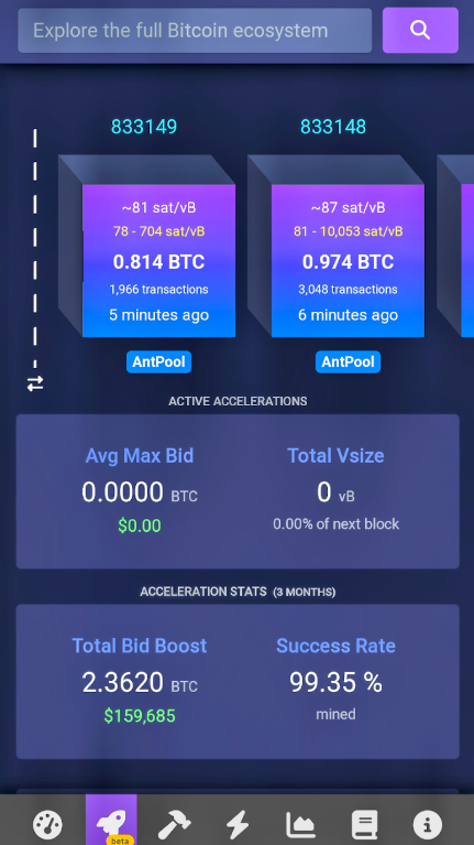 Bitcoin Explorer by Mempool App Download for Android 1.2.5