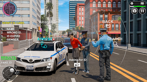 Patrol Cop Simulator Games 3D Apk Download Latest Version v1.1 screenshot 2