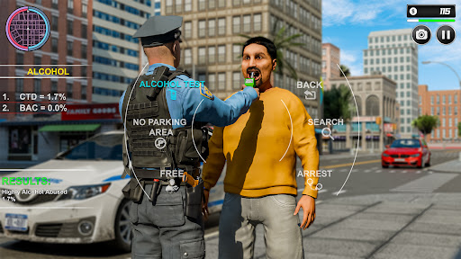 Patrol Cop Simulator Games 3D Apk Download Latest Version v1.1 screenshot 4