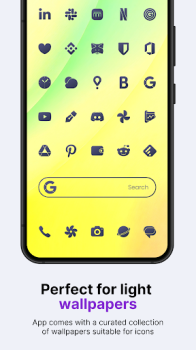 Lena Dark Shapeless Icon Pack apk free download 2024 v1.6.7 screenshot 3