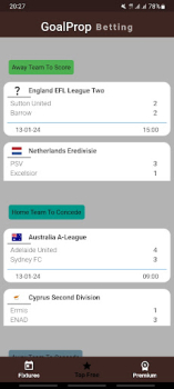 GoalPicks Over Under Goals app download latest version v1.0.0 screenshot 4